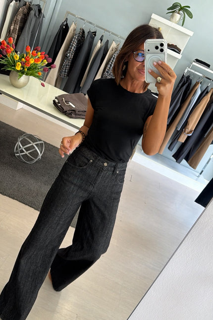 Jeans nero sfumato kk