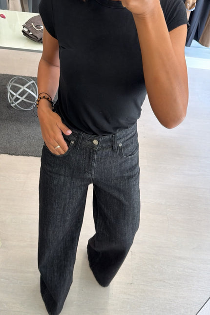 Jeans nero sfumato kk