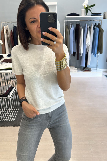 Girocollo cocco bianca