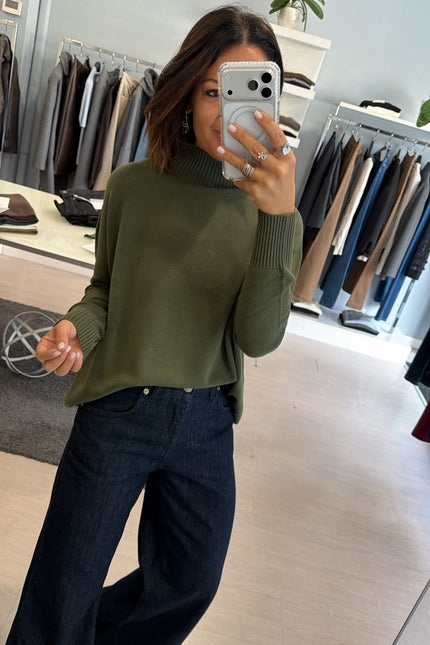 Lupetto oversize Khaki Kn