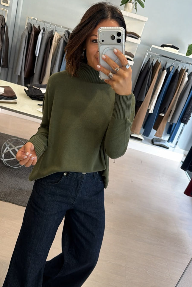 Lupetto oversize Khaki Kn