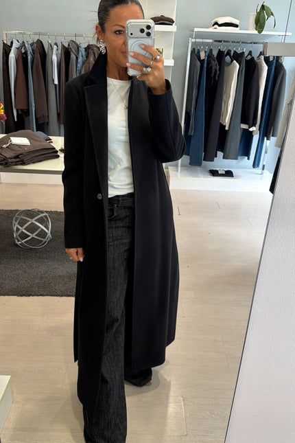Cappotto lungo nero kk
