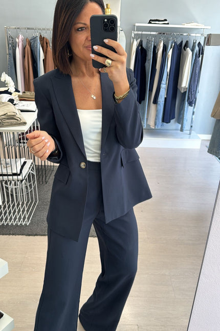 Pantalone completo blu navy ak