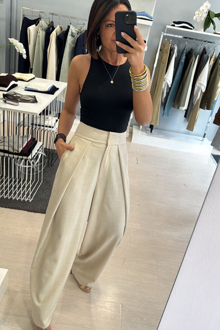 Pantalone completo sabbia
