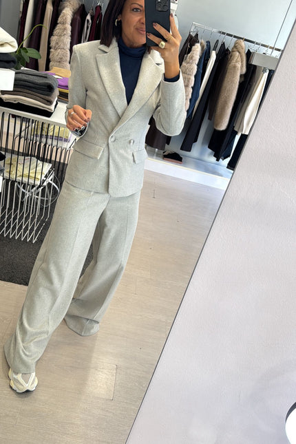 Giacca grigio melange