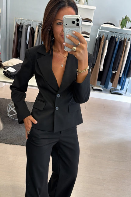 Giacca slim completo Nero Kn