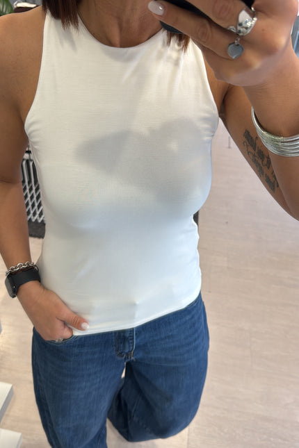 Canotta americana bianca