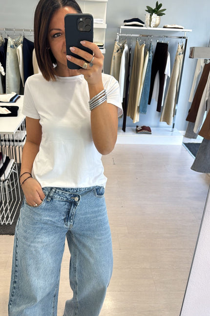 T-shirt regular bianca cc