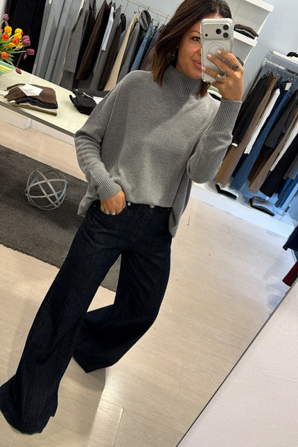 Lupetto oversize Grigio Kn
