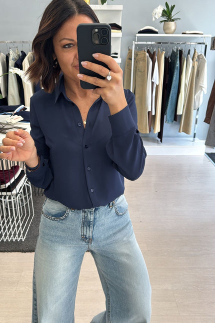 Camicia Atelier blu navy
