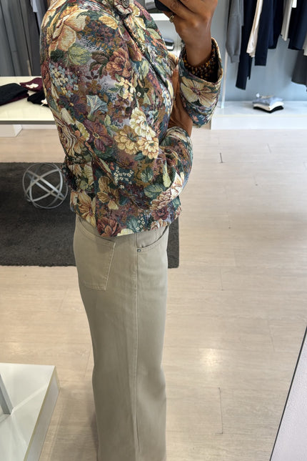 Jeans wide leg sabbia kk