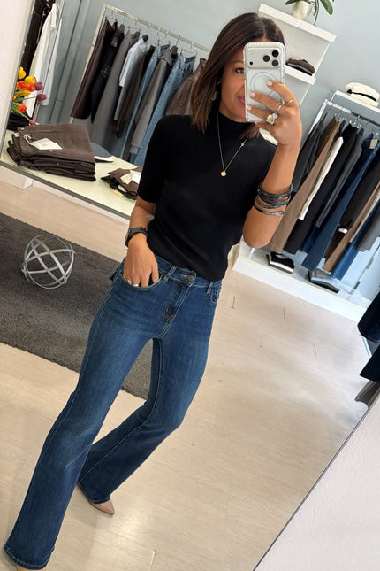 Jeans Flare denim medio cc