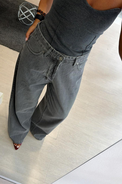 Jeans grigio palazzo kk