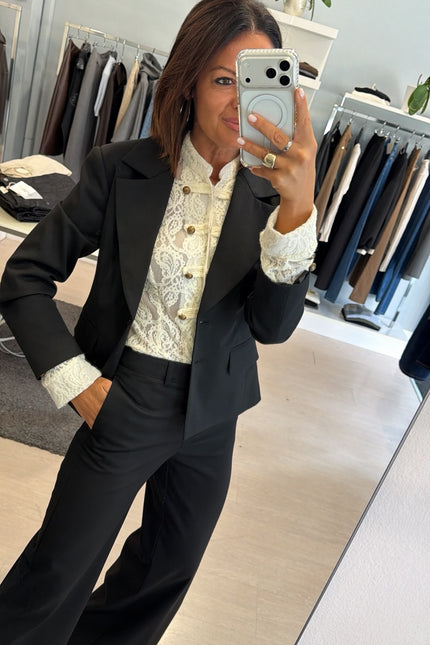 Giacca slim completo Nero Kn