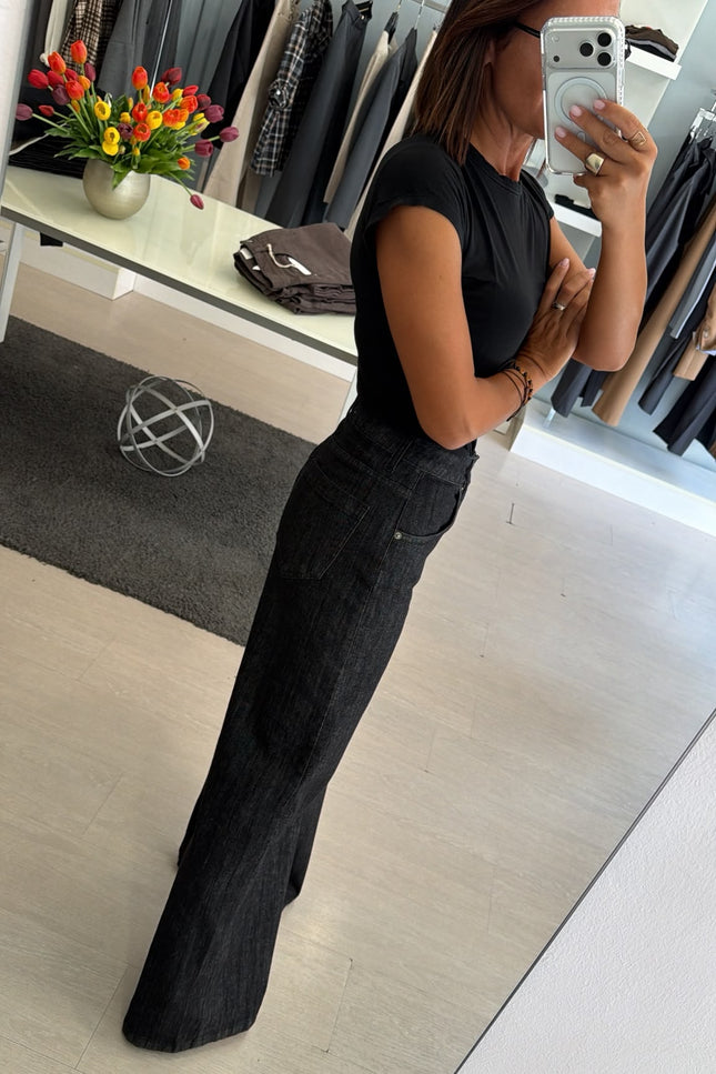 Jeans nero sfumato kk