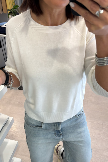 Girocollo bianco