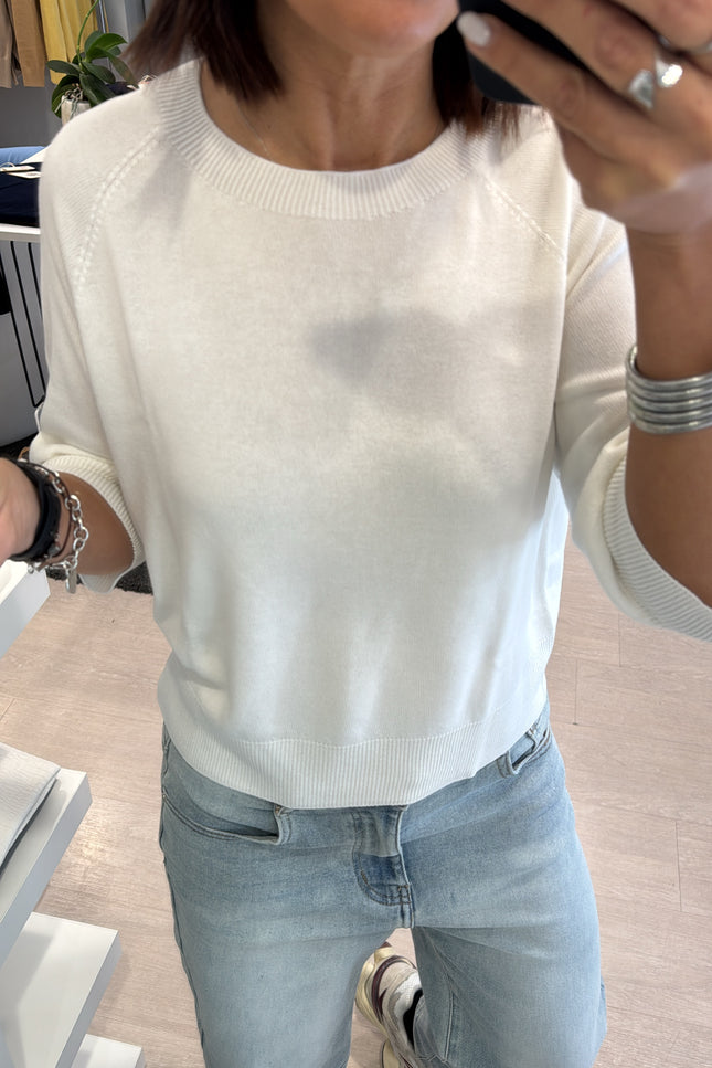 Girocollo bianco