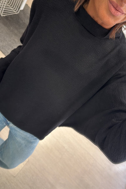 Lupetto kimono nero kn