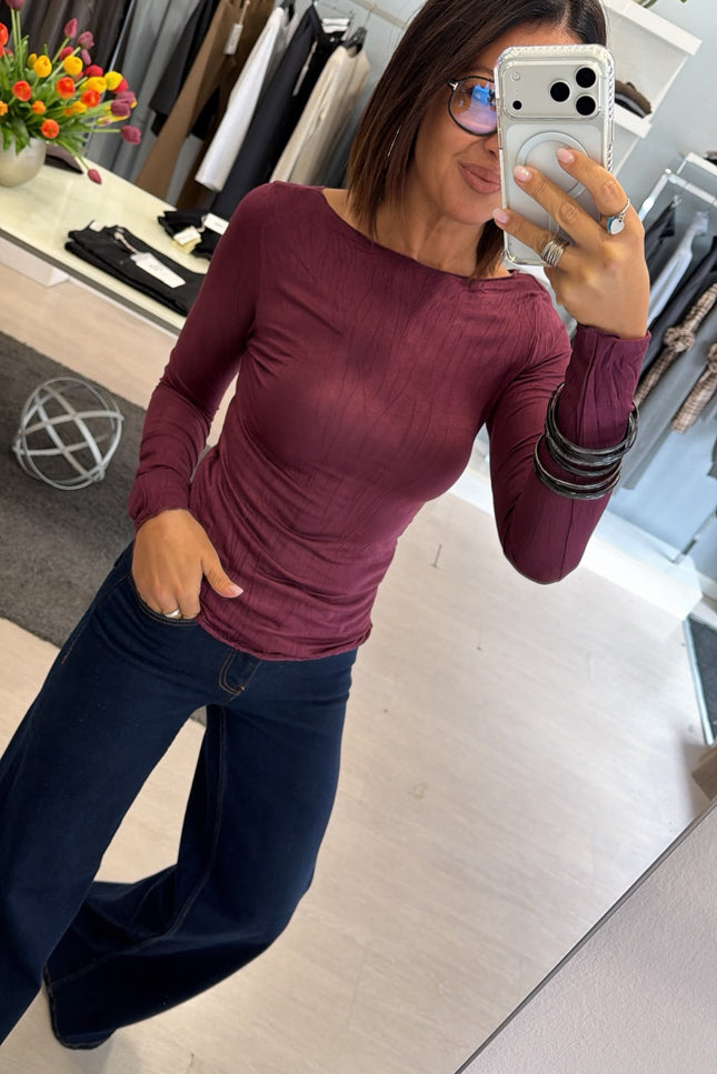 Maglia bordeaux fiammata kk