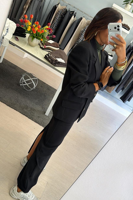 Blazer nero doppio petto kk