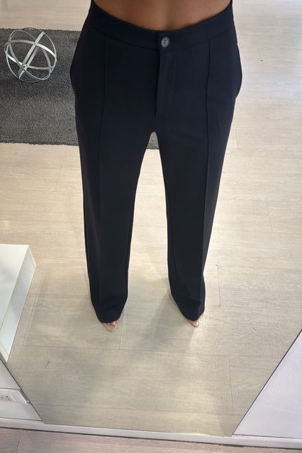 Pantalone completo punto milano nero kn