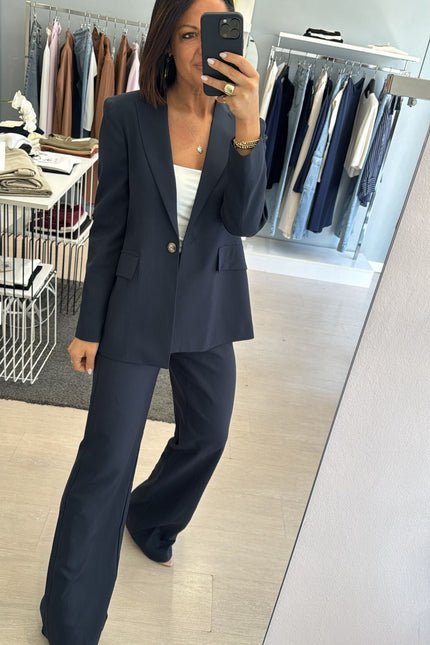 Giacca completo blu navy ak