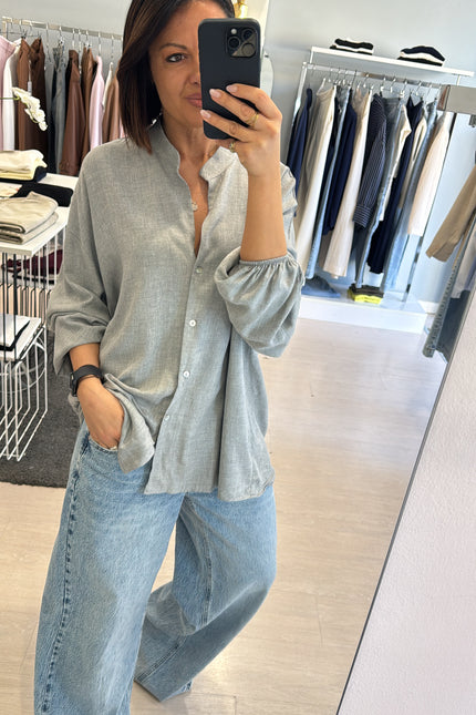 Camicia melange grigia cc