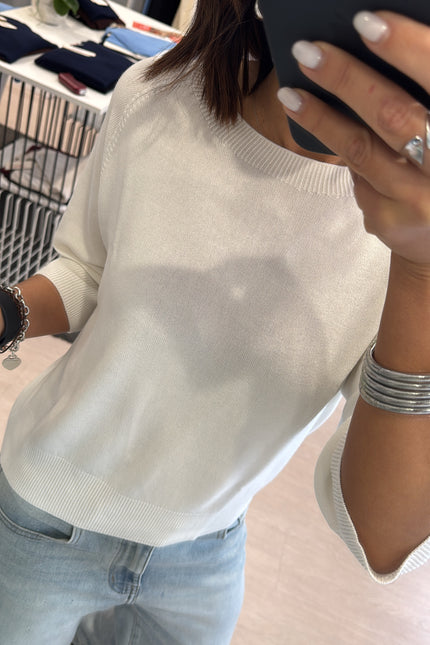Girocollo bianco