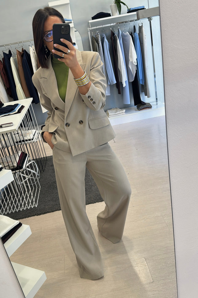 Giacca completo sabbia