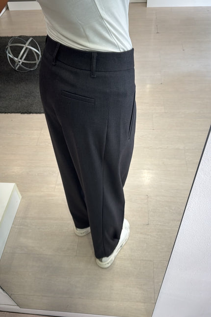 Pantalone baggy completo overshirt grigio piombo ak