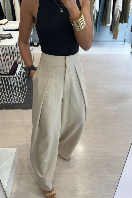 Pantalone completo sabbia