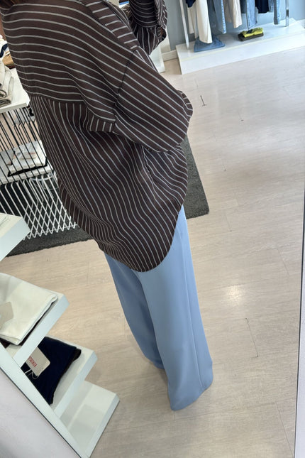 Camicia cioccolato oversize cc
