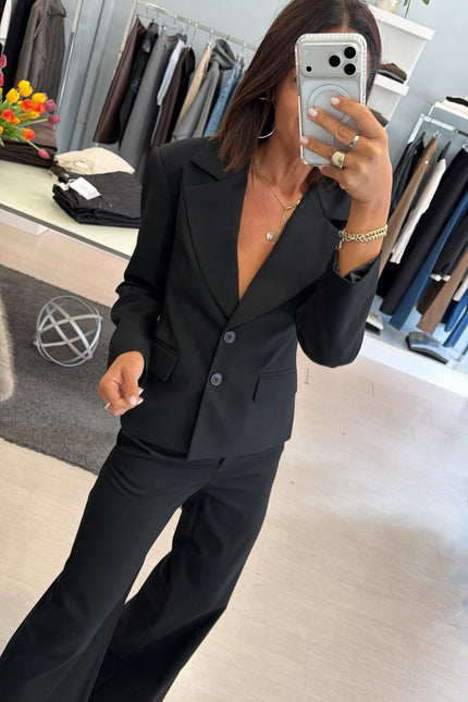 Giacca slim completo Nero Kn