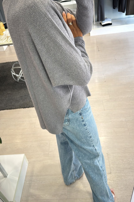 Lupetto kimono grigio kn