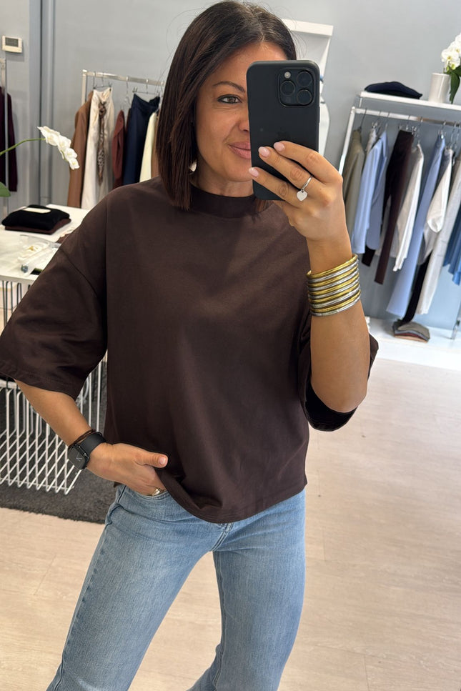 T-shirt oversize moro