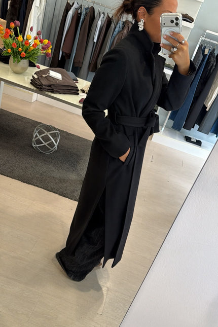 Cappotto lungo nero kk