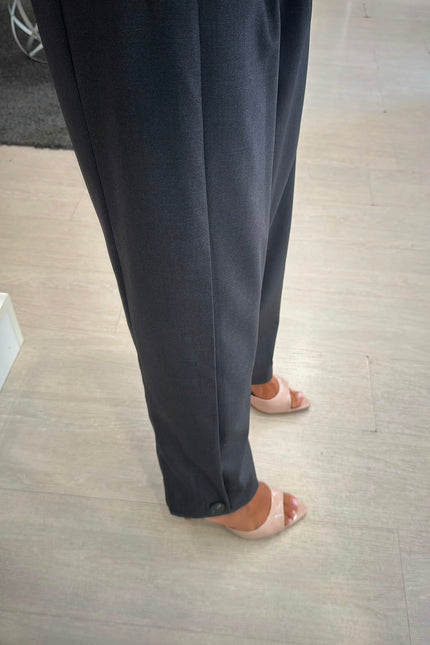 Pantalone baggy completo overshirt grigio piombo ak