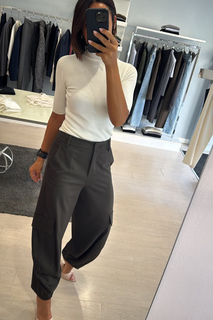 Pantalone cargo verde militare kn