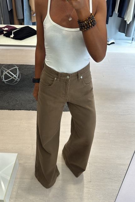 Jeans wide leg kaki kk