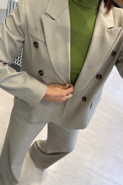 Giacca completo sabbia