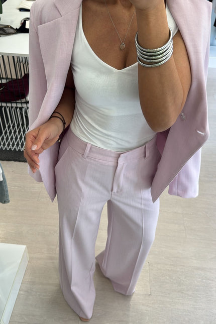 Pantalone completo melange rosa kk