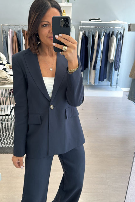 Giacca completo blu navy ak