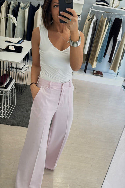 Pantalone completo melange rosa kk