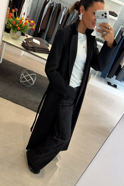 Cappotto lungo nero kk