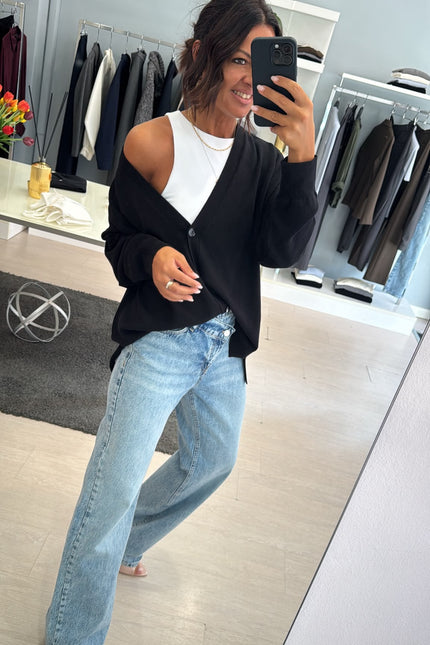 Cardigan over nero kn