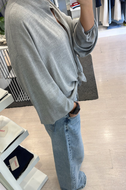 Camicia melange grigia cc