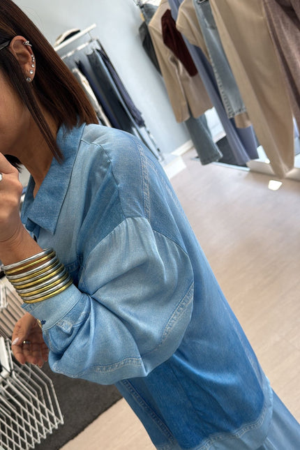 Camicia denim in chambray kk