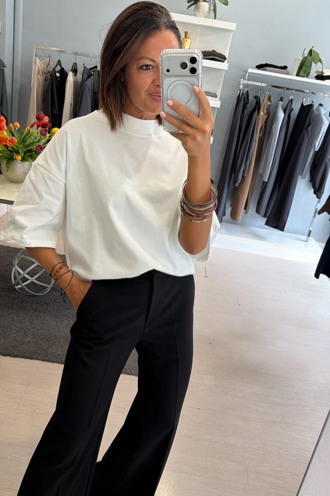 T-shirt oversize bianca kk