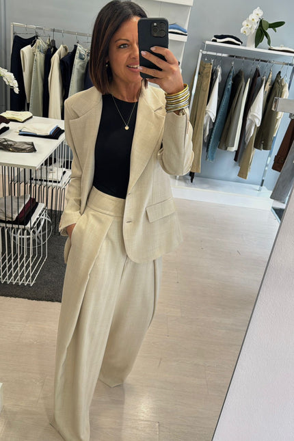 Giacca completo sabbia