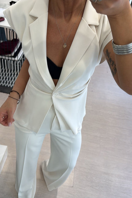 Gilet completo bianco kk